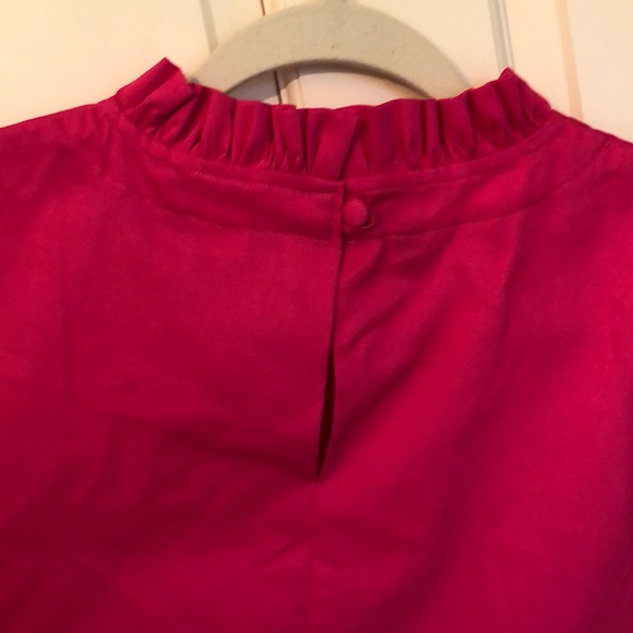 Collyn Raye Pink Ruffled Top - Picture 3 of 5